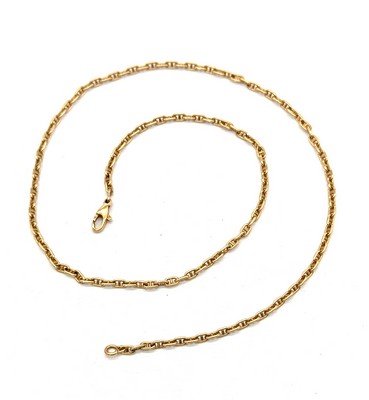 CHAÎNE à maille marine en or (750).