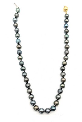 COLLIER DE PERLES DE CULTURE de Tahiti choker...