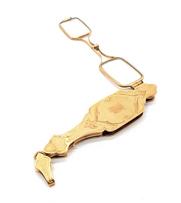 PENDENTIF LORGNON en or (750).