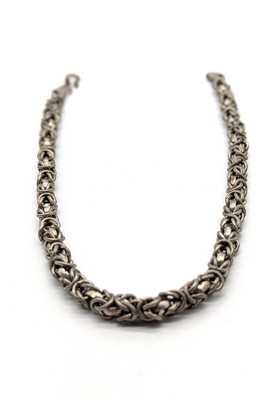 COLLIER en argent (925) à mailles articu...