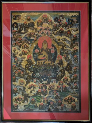 TANKA moderne représentant Tsonkapa fondateur...