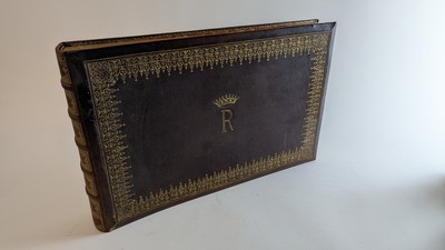 GRAND ALBUM PHOTO à l'italienne, reliure...