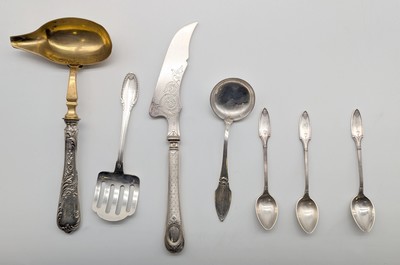 PETIT LOT en argent (950) et argent (950)...