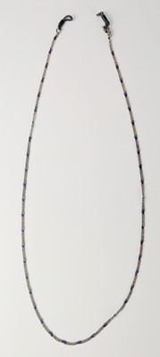 CHAÎNE DE LUNETTES en métal doré à mailles...