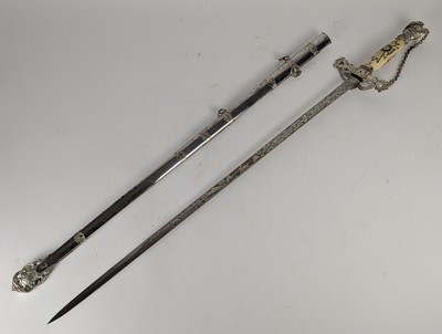 ÉPÉE de confrérie maçonnique US.