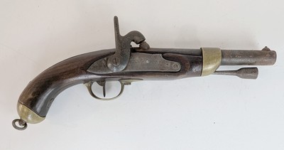 PISTOLET d’arçon à percussion modèle 182...