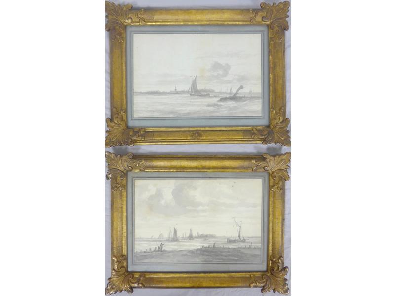 Ecole Hollandaise de la fin du XVIIIe siècle...