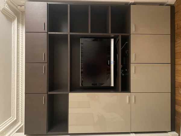 GRANDE BIBLIOTHEQUE MODERNE formant meuble...