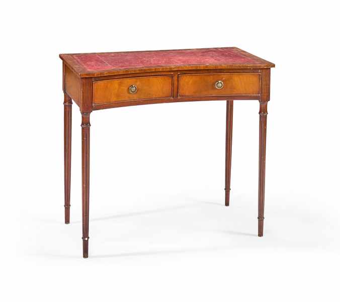 PETIT BUREAU PLAT rectangulaire en placage...