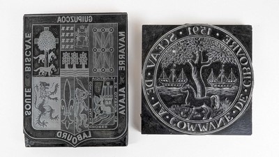 DEUX MATRICES D'ESTAMPES