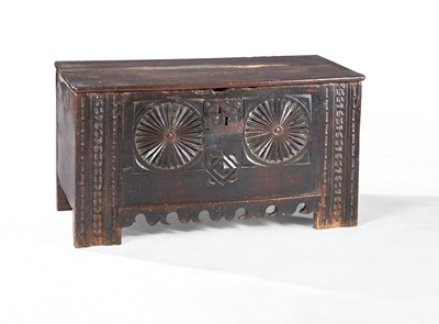 PETIT COFFRE rectangulaire en bois teinté...