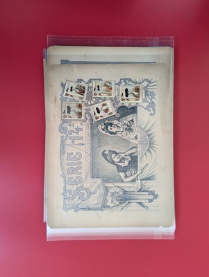 SUITE DE 135 VIGNETTES des plus grands toreros...