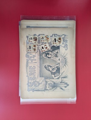 SUITE DE 135 VIGNETTES des plus grands toreros...