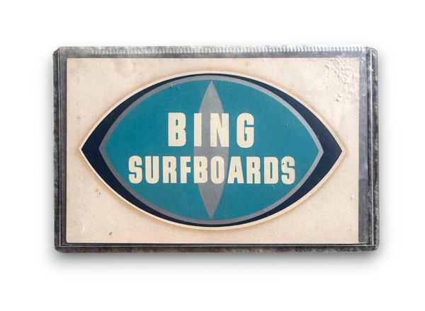 DÉCALCOMANIE  Bing Surfboards, 1960.
