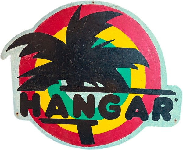 ENSEIGNE ORIGINALE du Surfshop Le Hangar...