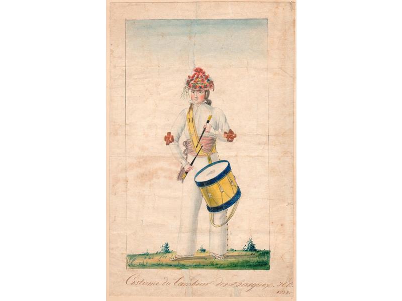 COSTUME DU TAMBOUR DES BASQUES