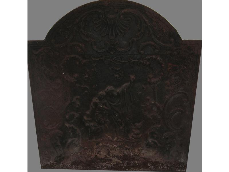 PLAQUE DE CHEMINEE rectangulaire à chapeau...