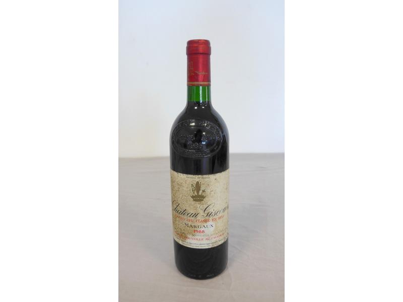 1 Blle CH. GISCOURS Margaux GCC 1988.