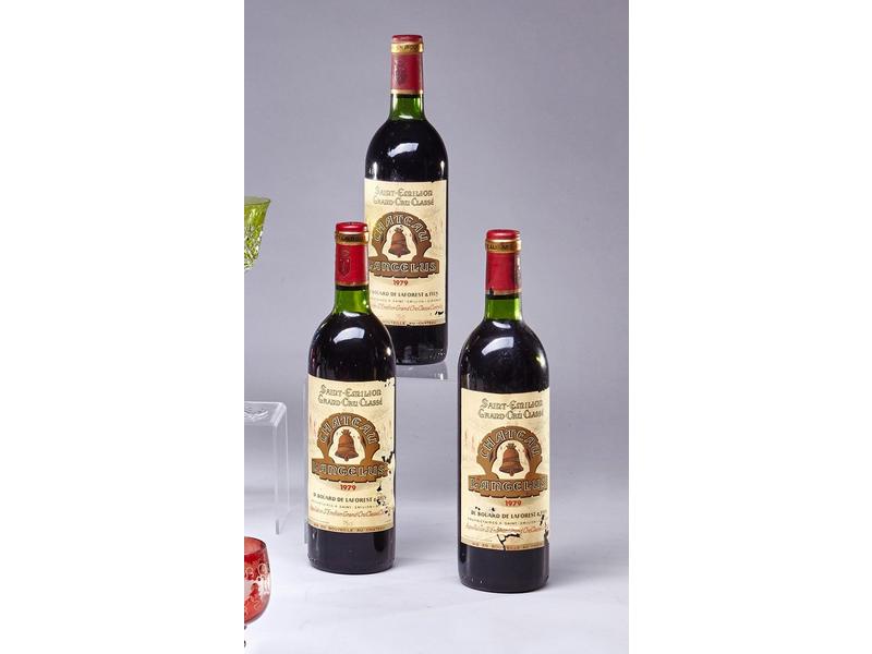 3 Blles CH. L'ANGÉLUS St Emilion 1er GCC...