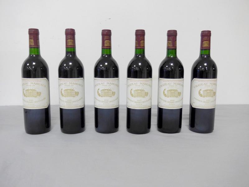 6 Blles CH. MARGAUX Margaux 1er GCC 1990