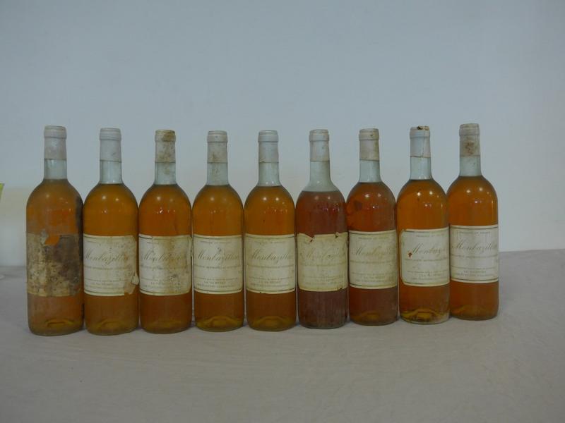 9 Blles MONBAZILLAC mise nég. Veuve Bechet...