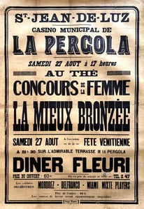 CONCOURS DE LA FEMME LA MIEUX BRONZÉE