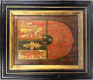 PANNEAU RECTANGULAIRE en bois pyrogravé et...