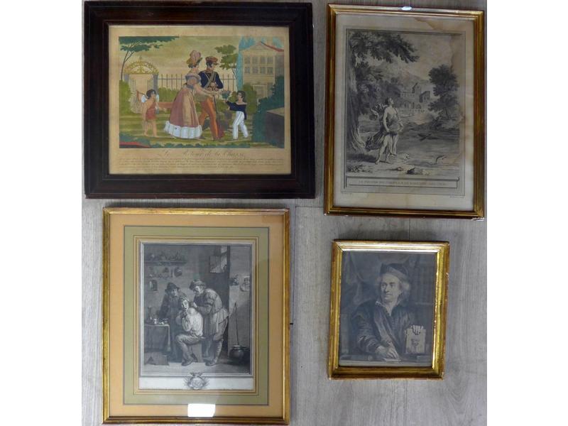 QUATRE GRAVURES