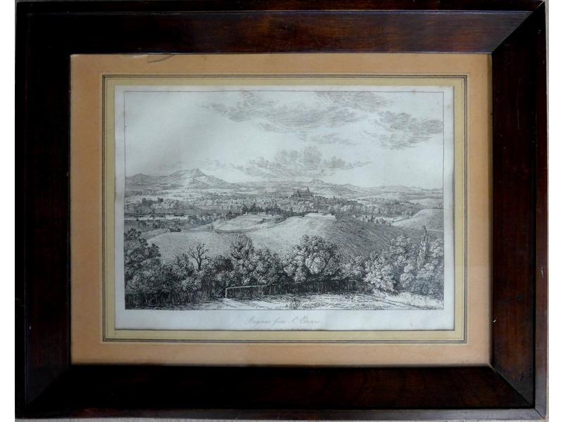 LITHOGRAPHIE en noir.