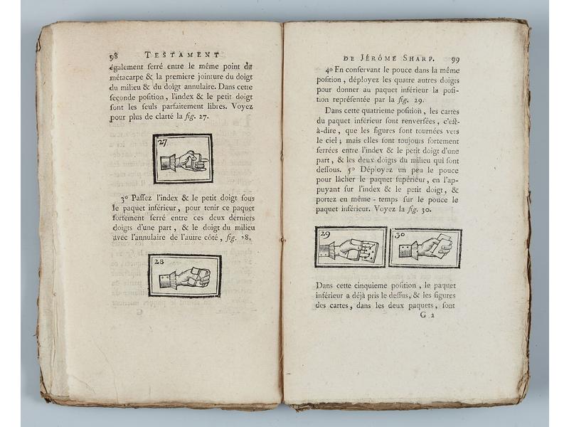 DECREMPS: Testament de Jérôme Sharp. Paris,...