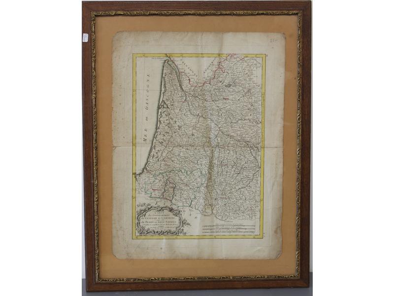 CARTE du gouvernement de Guienne et de Gascogne...
