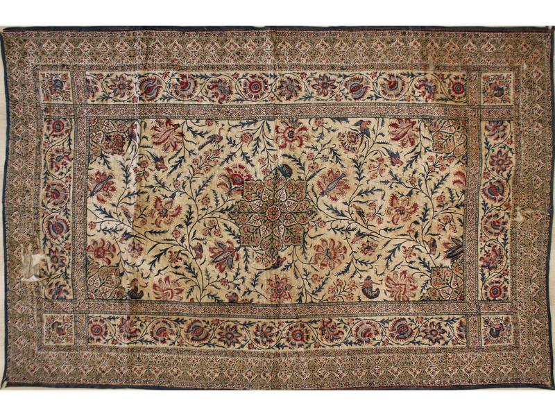 INDIENNE imprimée sur coton à décor d'un...