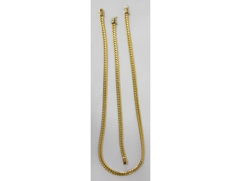 PARRURE comprenant BRACELET et COLLIER au...