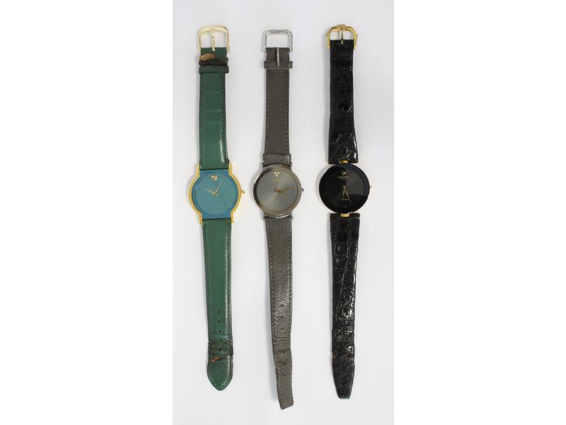 TROIS MONTRES bracelets d'homme: