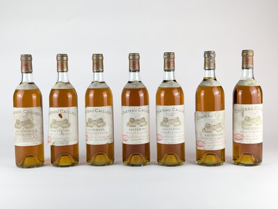 7 Blles CH. CAILLOU, Sauternes, CC, 1978...