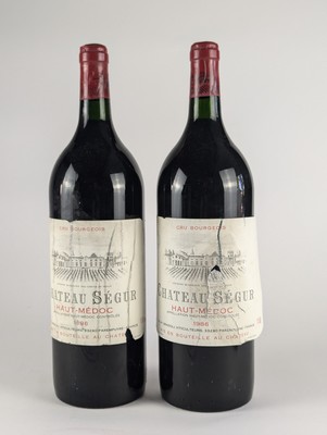 2 Mag. CH. SÉGUR, Haut-Médoc, CB, 1986.