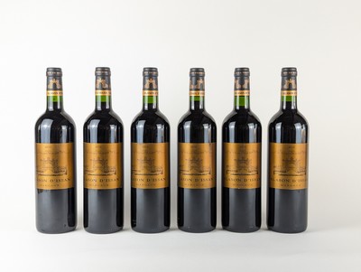 6 Blles BLASON D'ISSAN Margaux 2010