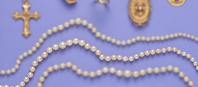 COLLIER de perles de culture en chute avec...