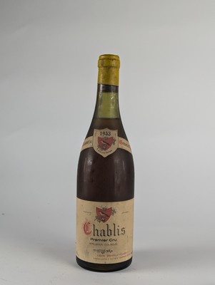 1 Blle CHABLIS 1er Cru blanc Mise Grivelet-Cusset...