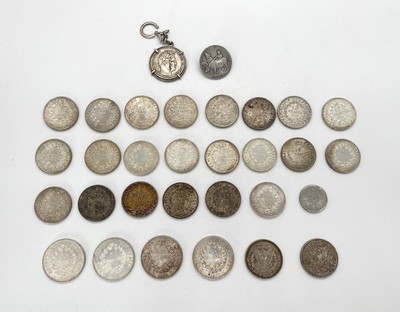 FRANCE - Lot de pièces en argent comprenant...