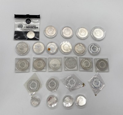 FRANCE - lots de pièces en argent