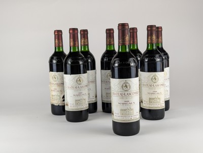 8 Blles CH. LASCOMBES, Margaux GCC 1986.