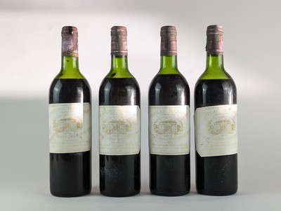 4 Blles CH. MARGAUX 1er GCC 1975