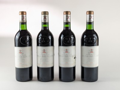 4 Blles CH. PAPE CLÉMENT Graves GCC 1984