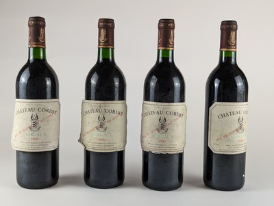 4 Blles CH. CORDET Margaux 1990