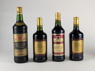 4 Blles BANYULS L'Etoile 1975, 1982, 2x1...