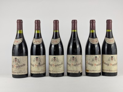 6 Blles VOLNAY-SANTENOTS, Volnay 1er cru,...