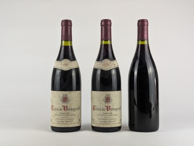 3 Blles CLOS DE VOUGEOT, GC, mise Jean-Marc...