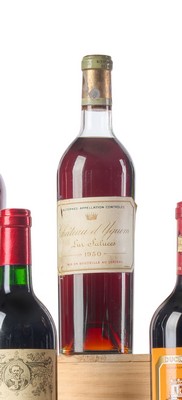 1 Blle CH. D'YQUEM, Sauternes 1950.