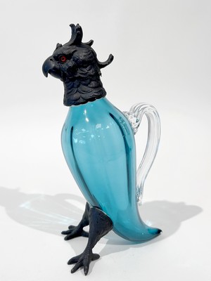 CARAFE A DÉCANTER en verre moulé soufflé...